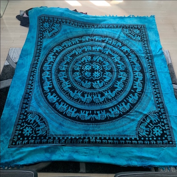 Free People Other - Blue elephant tapestry